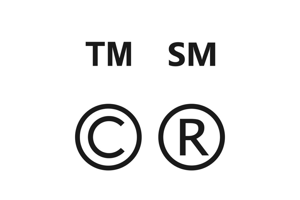 「R」「TM」「SM」「C」マークの意味と違い